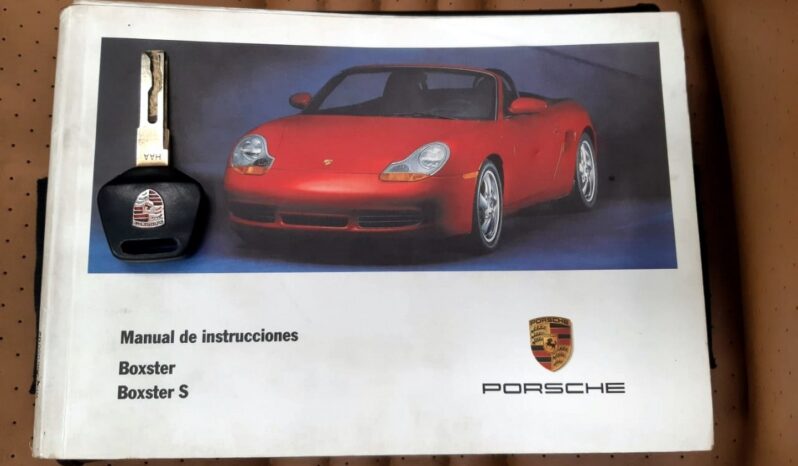 PORSCHE BOXTER CONVERTIBLE 2002 lleno
